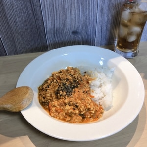 レンジで！豆腐そぼろキーマカレー風